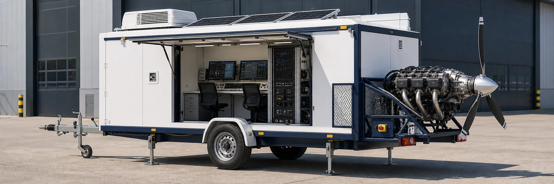Conceptual mobile propulsion test-bed visual